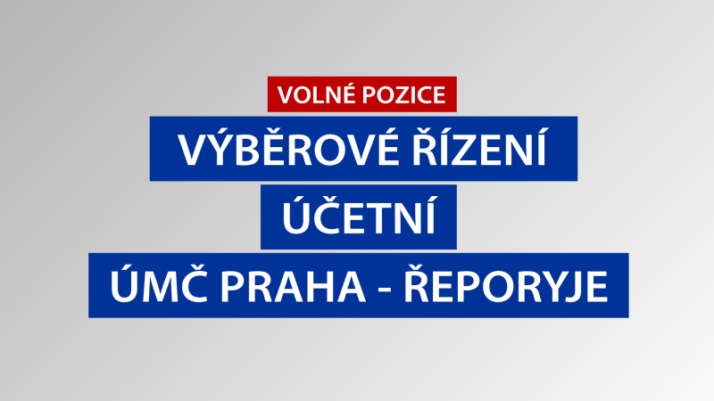 Oznámení o vyhlášení VŘ - účetní Úřadu městské části Praha - Řeporyje