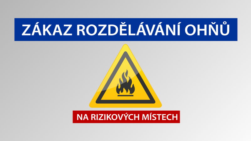 Doba zvýšeného nebezpečí vzniku požáru pro území hlavního města Prahy od 30. 4. 2024